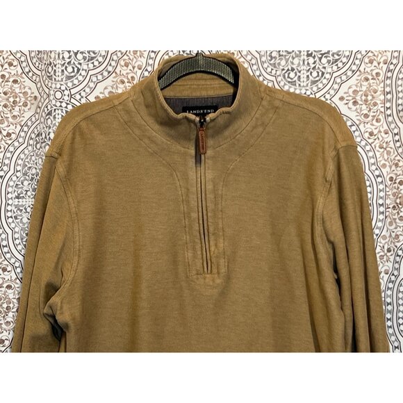 Lands End Mens Brown Pullover Sweater Size M - Picture 4 of 12